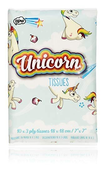 Unicorn Taschentücher von NPW - Pilzessin.at - zauberhafte Kinderdinge