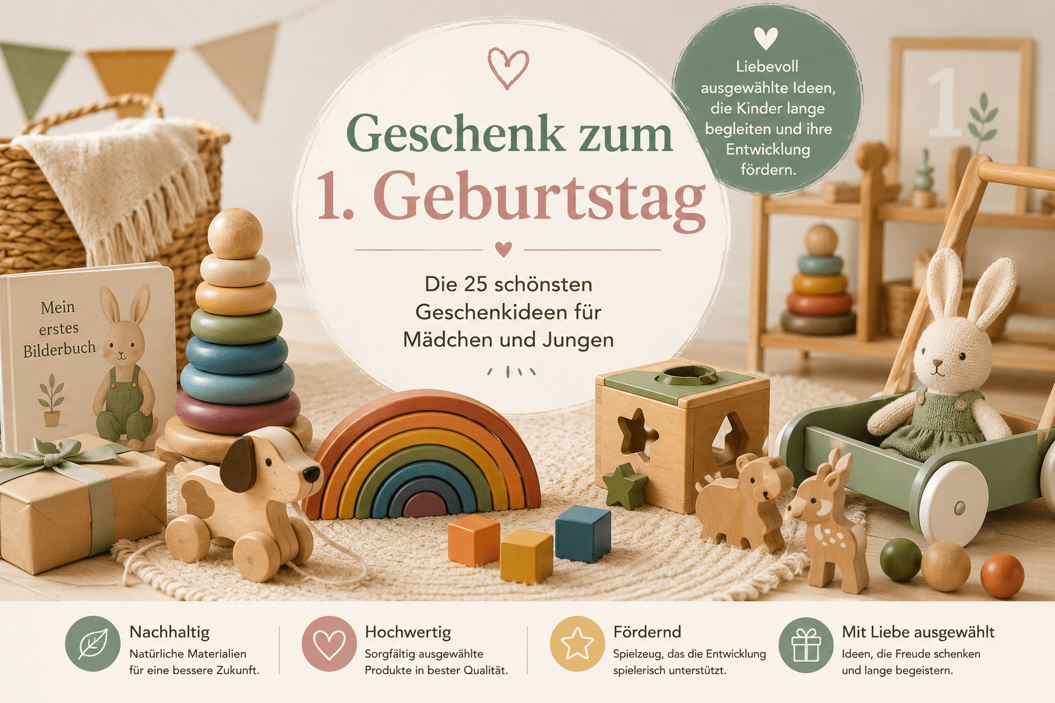 Spielzeug ab 1 Jahr - Pilzessin.at - zauberhafte Kinderdinge
