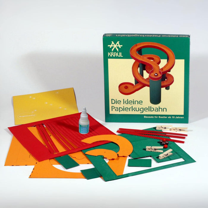Die kleine Papierkugelbahn Bastelpackung von Kraul l Kraul l pilzessin.at