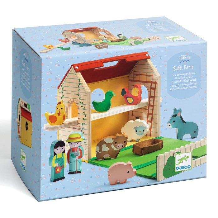 Softi-Farm – Bauernhof mit Spielfiguren l Djeco l pilzessin.at