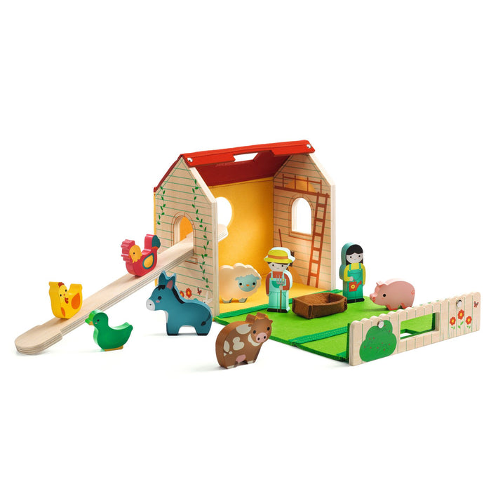 Softi-Farm – Bauernhof mit Spielfiguren l Djeco l pilzessin.at