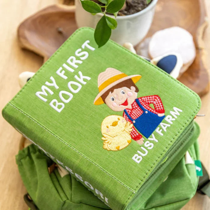 Quiet Book mit Rucksack - Bauernhof (1-3 Jahre)