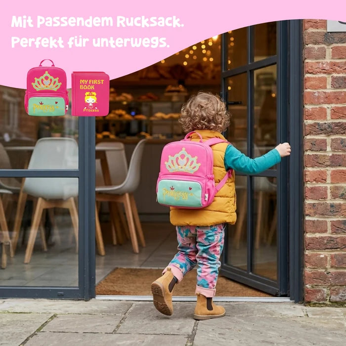 Quiet Book mit Rucksack - Feinschmecker, rosa (1-3 Jahre)