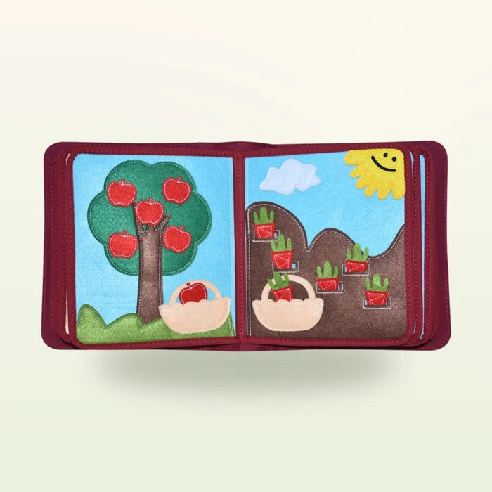 Quiet Book mit Rucksack - Mein Alltag, blau (1-3 Jahre)