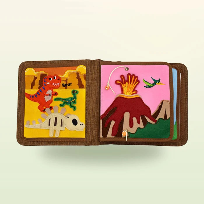 Quiet Book mit Rucksack - T-Rex (1-3 Jahre)