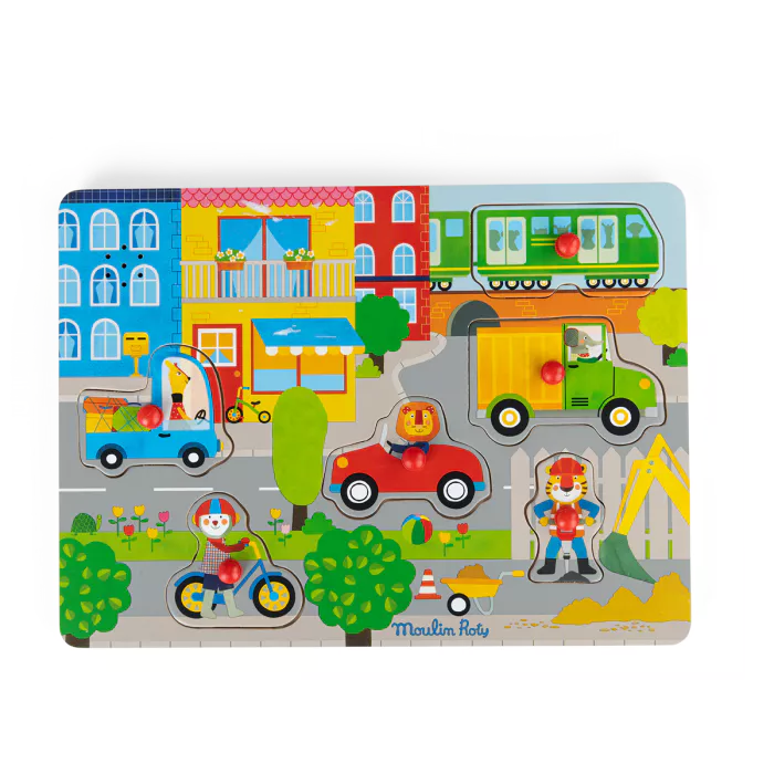 Holz Soundpuzzle Stadt Popipop