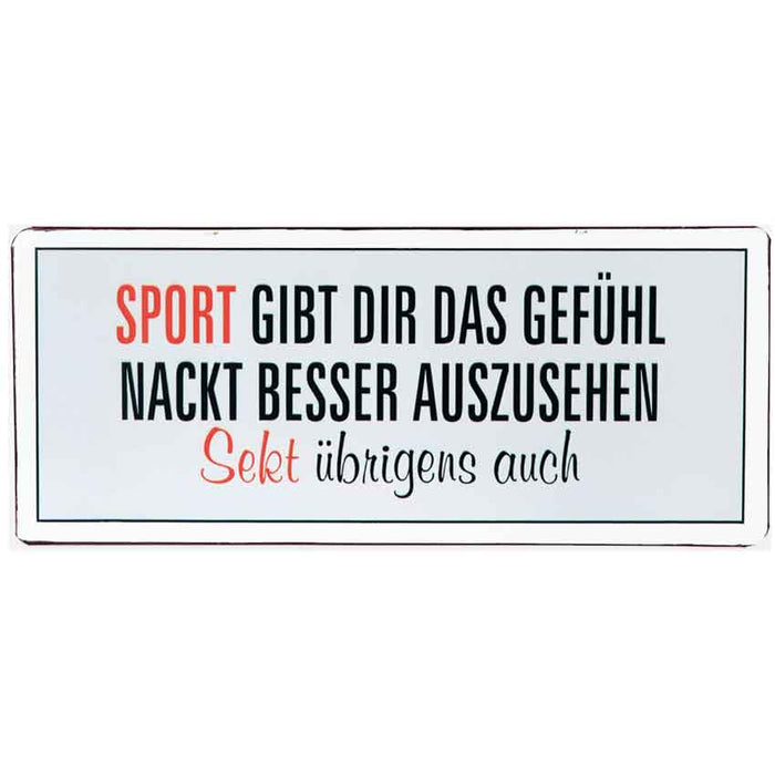 Magnet „Sport gibt dir das Gefühl…“