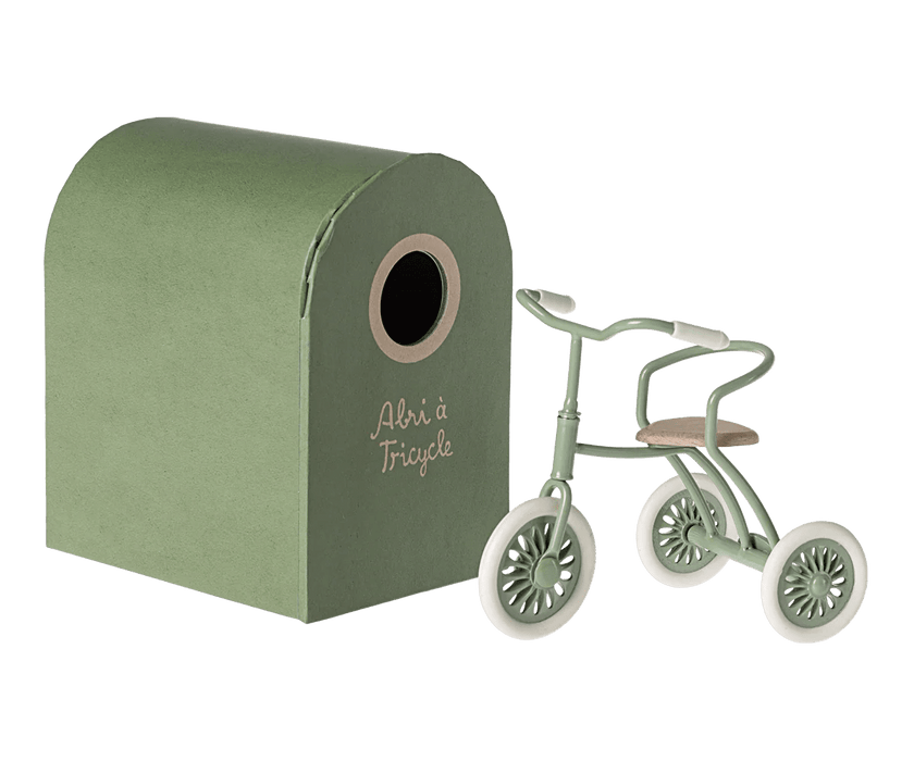 Abri à tricycle, Maus - Grün - Pilzessin.at - zauberhafte Kinderdinge