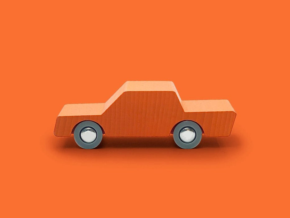 ⋙ Auto aus Holz in orange von WaytoPlay ♡ - Pilzessin.at - zauberhafte Kinderdinge