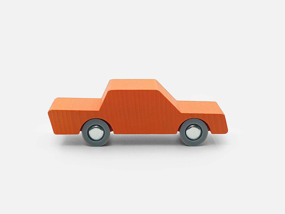 ⋙ Auto aus Holz in orange von WaytoPlay ♡ - Pilzessin.at - zauberhafte Kinderdinge