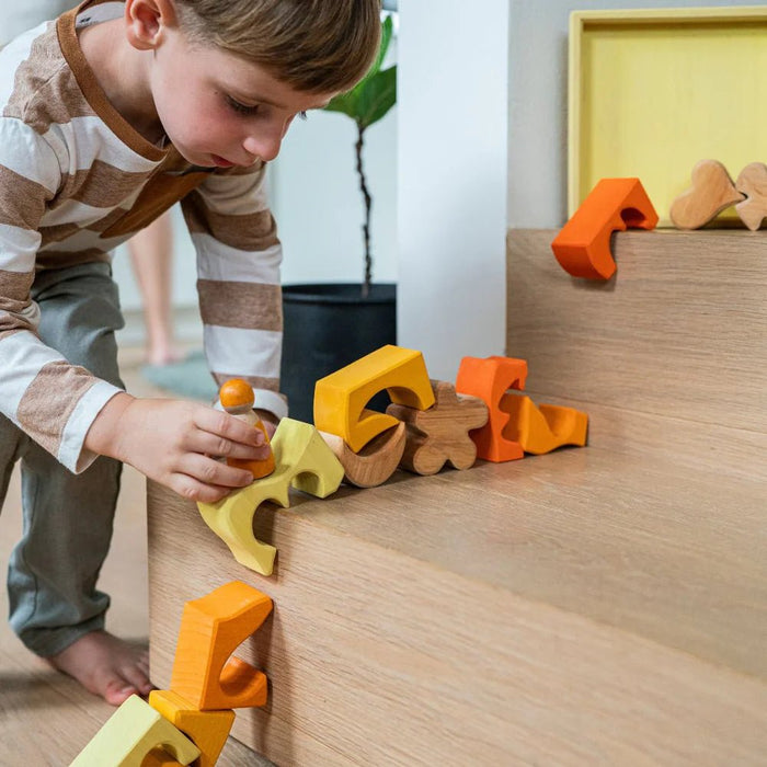 Bauspiel Gelb - Pilzessin.at - zauberhafte Kinderdinge