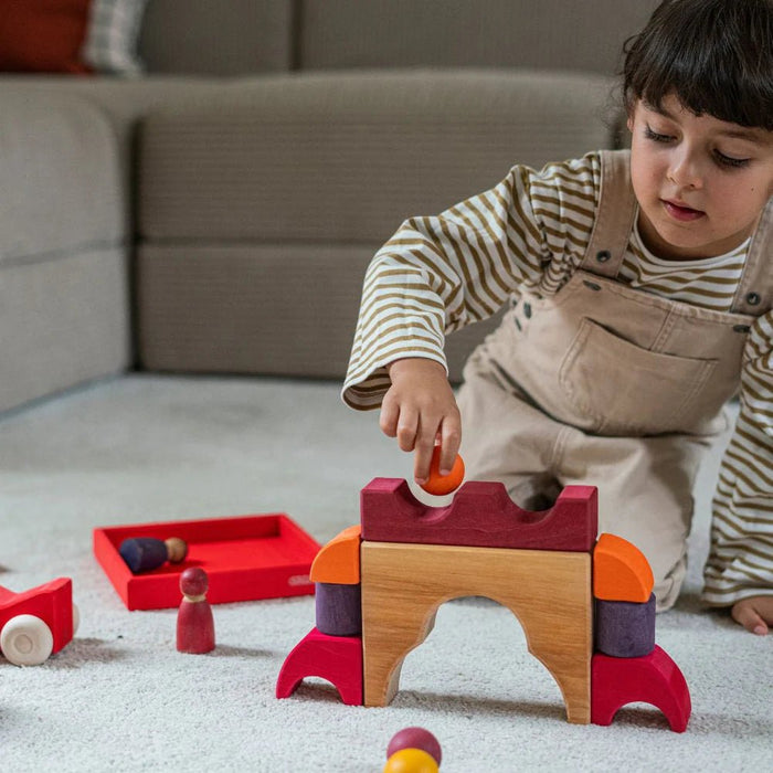 Bauspiel Rot - Pilzessin.at - zauberhafte Kinderdinge