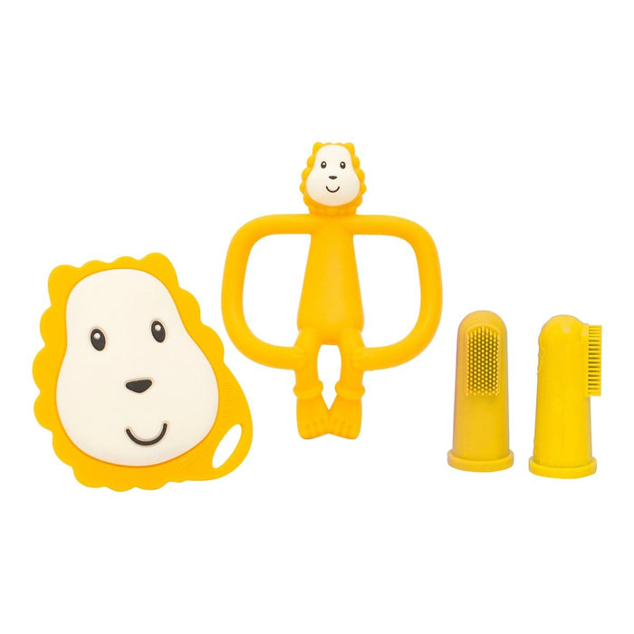 Beißring in Geschenkverpackung von MATCHSTICK MONKEY gelb - Pilzessin.at - zauberhafte Kinderdinge