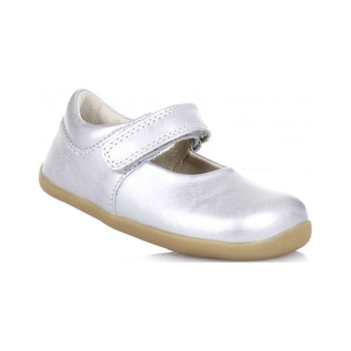 Bobux SU Silver Plain Mary Jane Kinderschuh - Pilzessin.at - zauberhafte Kinderdinge