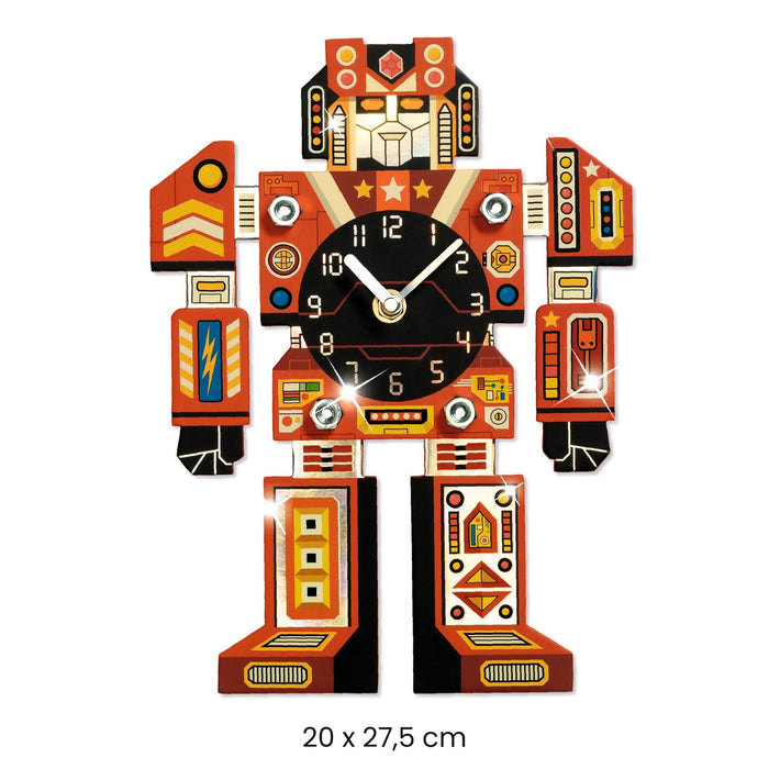 DIY - Wanduhr Robotime - Pilzessin.at - zauberhafte Kinderdinge