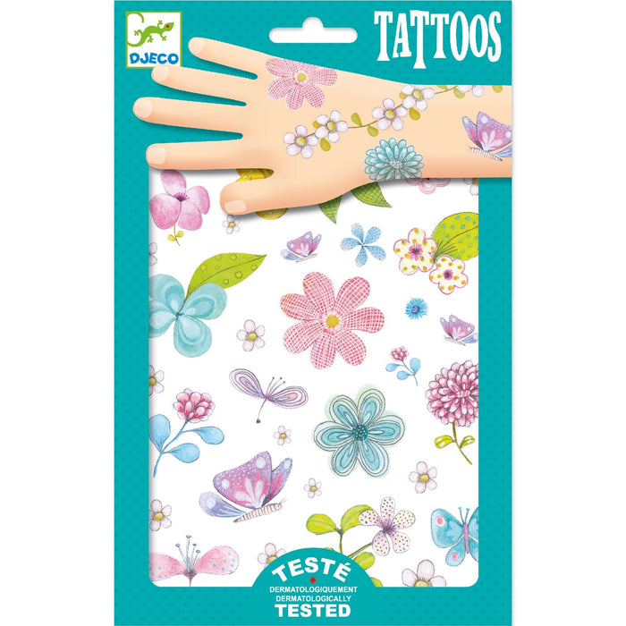 Feldblumen Tattoos von Djeco - Pilzessin.at - zauberhafte Kinderdinge