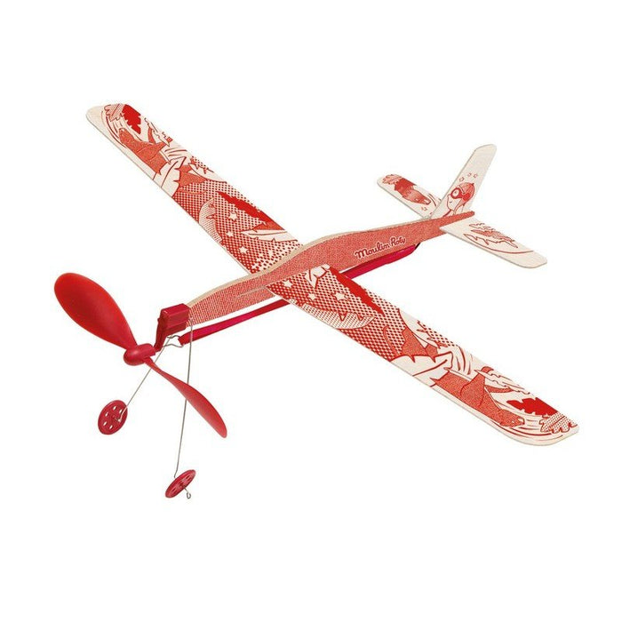 Flugzeug mit Propeller - Pilzessin.at - zauberhafte Kinderdinge