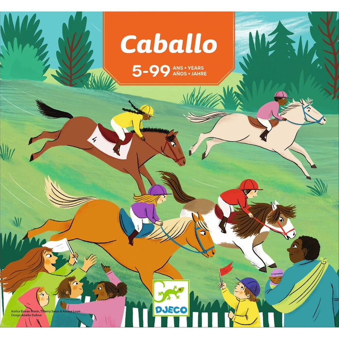Gesellschaftsspiel - Caballo, Pferderennen - Pilzessin.at - zauberhafte Kinderdinge