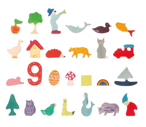 Grimm's ABC Lernfiguren - Pilzessin.at - zauberhafte Kinderdinge