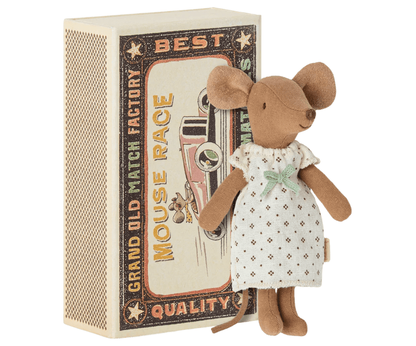 Große Schwester Maus in der Streichholzschachtel - Pilzessin.at - zauberhafte Kinderdinge