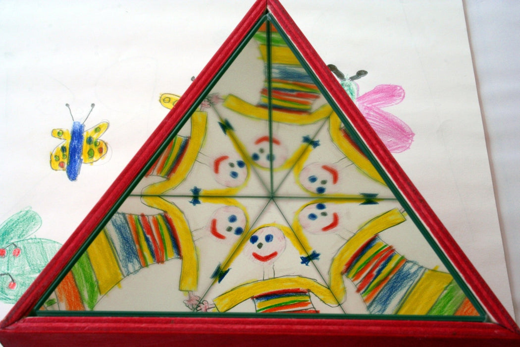 Kaleidoskop quadratisch 17,5 x 15,5 cm - Pilzessin.at - zauberhafte Kinderdinge