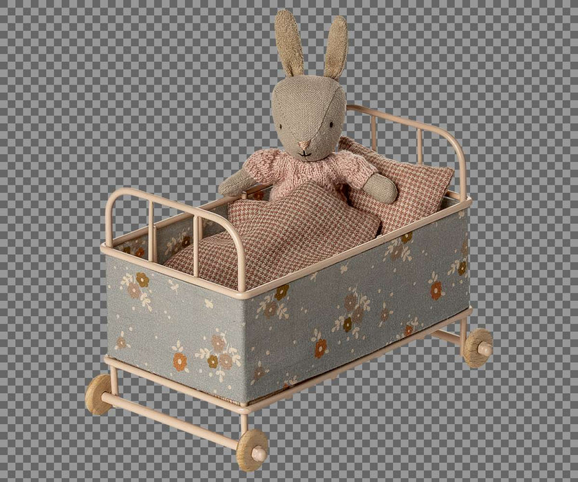 Kinderbett für Maileg – Mikro, Powder - Pilzessin.at - zauberhafte Kinderdinge