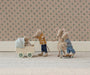Kinderwagen mit Babymaus in Minze - Pilzessin.at - zauberhafte Kinderdinge