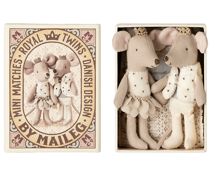 Königliche Zwillingsmäuse : kleine Schwester & kleiner Bruder - Pilzessin.at - zauberhafte Kinderdinge