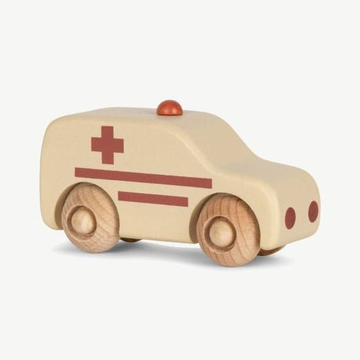 ♡ Krankenwagen aus Holz von Konges Slojd - Pilzessin.at - zauberhafte Kinderdinge
