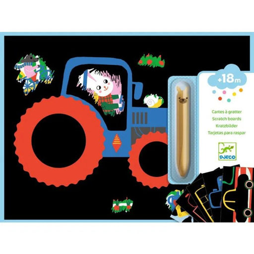 Kratzbilder FAHRZEUGE (18+M) - Pilzessin.at - zauberhafte Kinderdinge