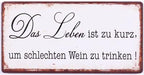 Kühlschrankmagnet: Das Leben ist zu kurz, um schlechten Wein zu trinken - Pilzessin.at - zauberhafte Kinderdinge