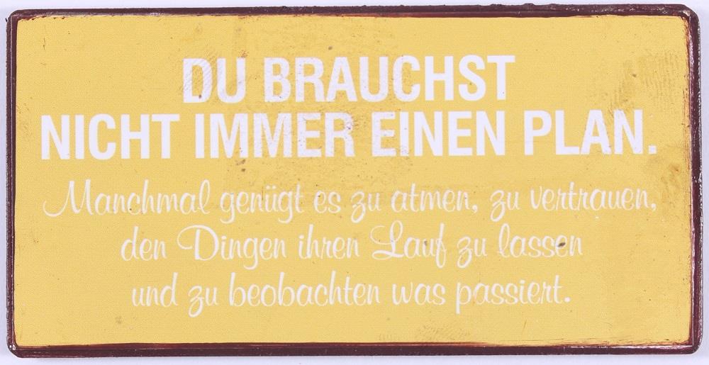 Kühlschrankmagnet : Du brauchst nicht immer einen Plan... - Pilzessin.at - zauberhafte Kinderdinge