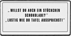 Kühlschrankmagnet "Willst Du auch ein Stückchen Schoko...." - Pilzessin.at - zauberhafte Kinderdinge