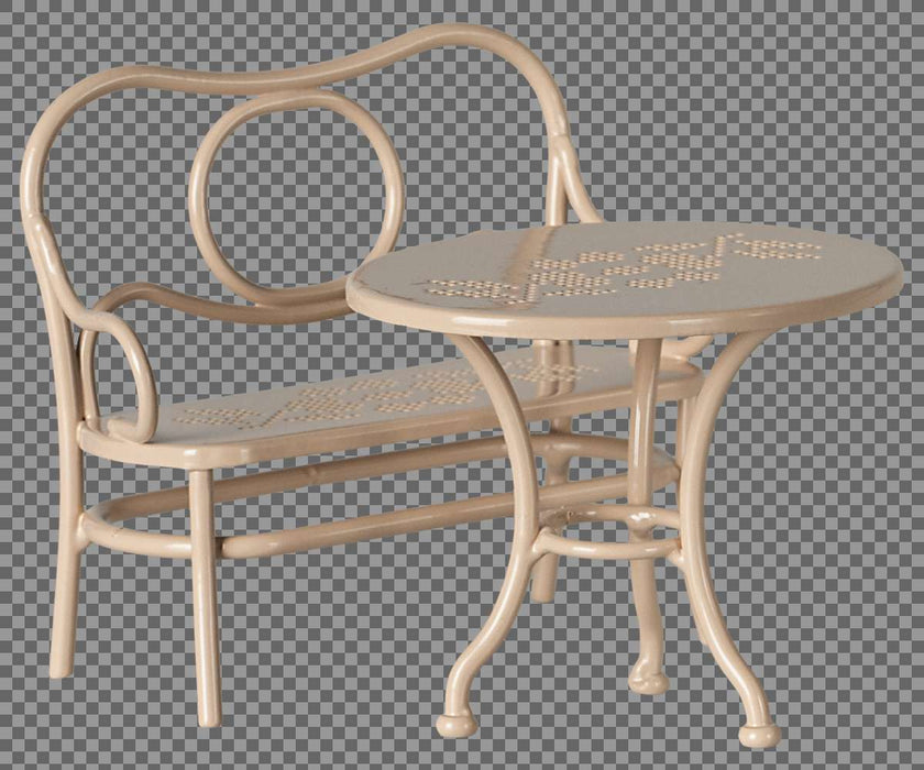 Maileg Café - Set für Mäuse – Groß, Blassrosa - Pilzessin.at - zauberhafte Kinderdinge