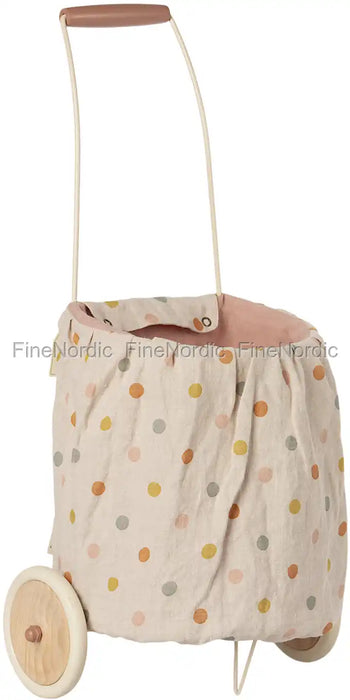 Maileg Trolley Multi Dots Rose