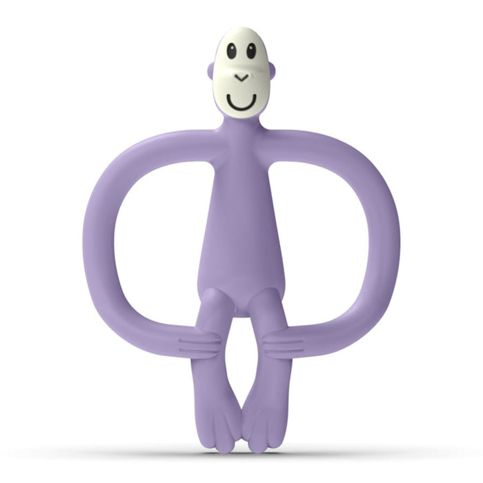 Matchstick Monkey Beißring Affe in purple - Pilzessin.at - zauberhafte Kinderdinge