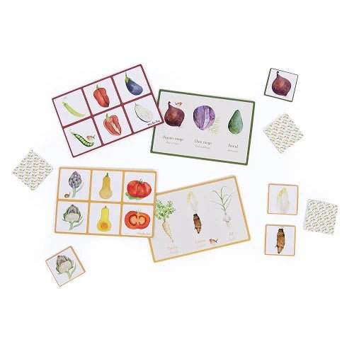 Memory - Spiel + Bingo Mein Gemüse - Memo - Lotto - Pilzessin.at - zauberhafte Kinderdinge