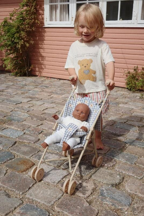 ♡ Puppen Buggy captains blue check von Konges Slojd - Pilzessin.at - zauberhafte Kinderdinge