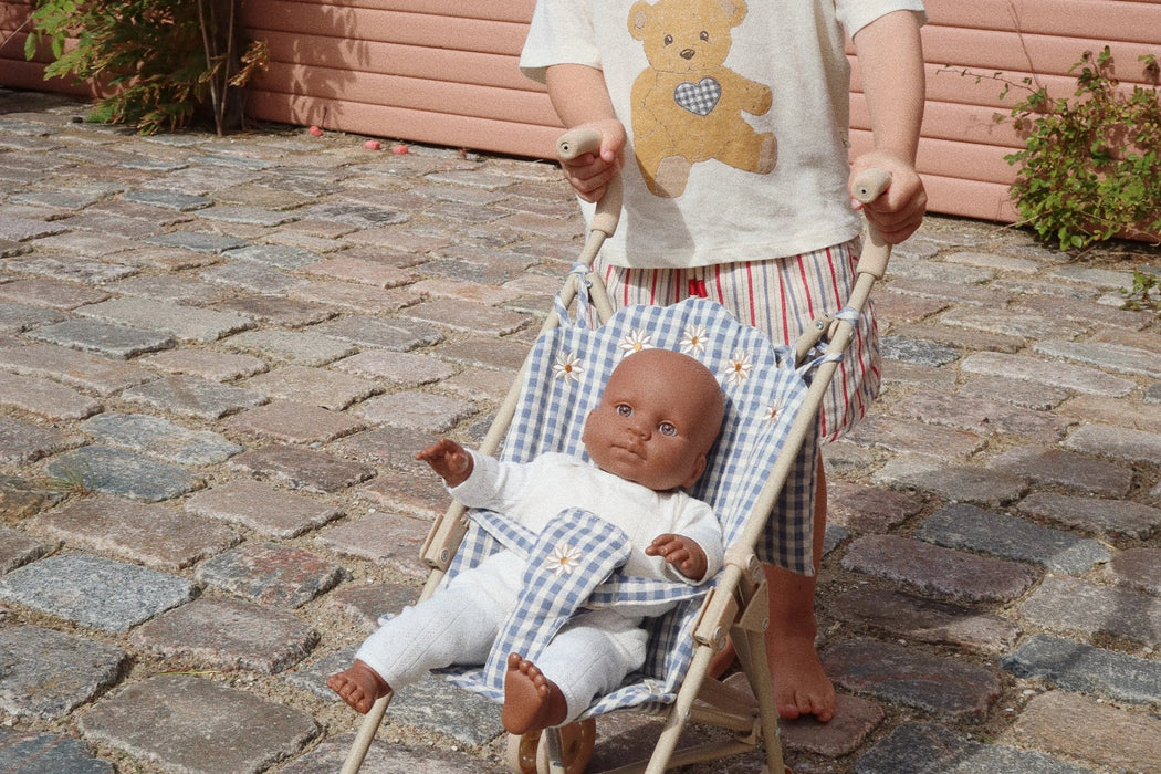 ♡ Puppen Buggy captains blue check von Konges Slojd - Pilzessin.at - zauberhafte Kinderdinge