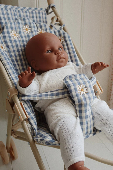 ♡ Puppen Buggy captains blue check von Konges Slojd - Pilzessin.at - zauberhafte Kinderdinge