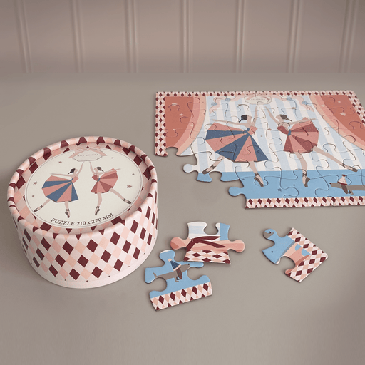 Puzzle Ballett, 210x270 mm - Pilzessin.at - zauberhafte Kinderdinge