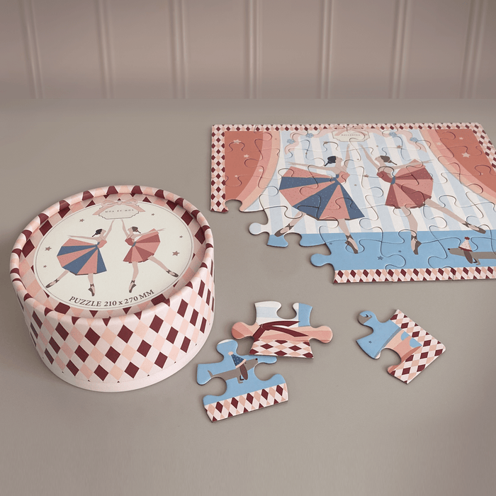 Puzzle Ballett, 210x270 mm - Pilzessin.at - zauberhafte Kinderdinge