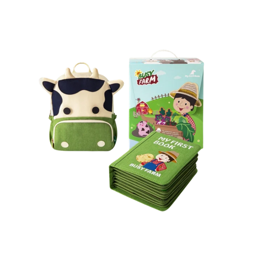 Quiet Book mit Rucksack - Bauernhof (1-3 Jahre) - Pilzessin.at - zauberhafte Kinderdinge