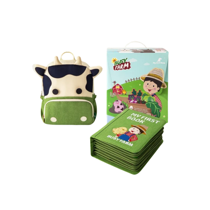Quiet Book mit Rucksack - Bauernhof (1-3 Jahre) - Pilzessin.at - zauberhafte Kinderdinge