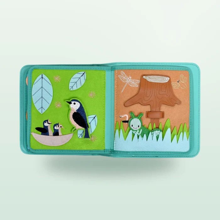 Quiet Book mit Rucksack - Nordic Forest (1-3 Jahre) - Pilzessin.at - zauberhafte Kinderdinge