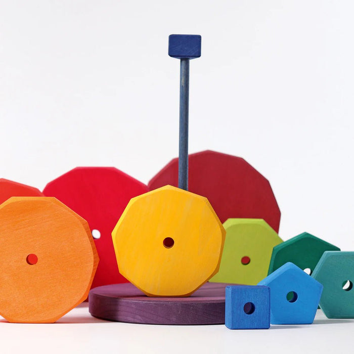 riesiger geometrischer Scheibenturm - Pilzessin.at - zauberhafte Kinderdinge