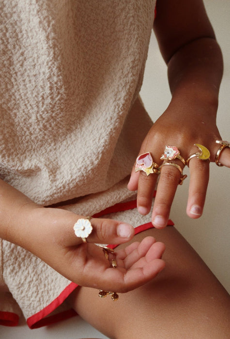 ♡ Ring Set multi color von Konges Slojd - Pilzessin.at - zauberhafte Kinderdinge