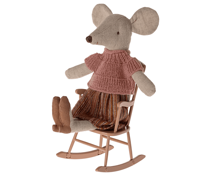 Schaukelstuhl, Maus - Dunkel Powder - Pilzessin.at - zauberhafte Kinderdinge