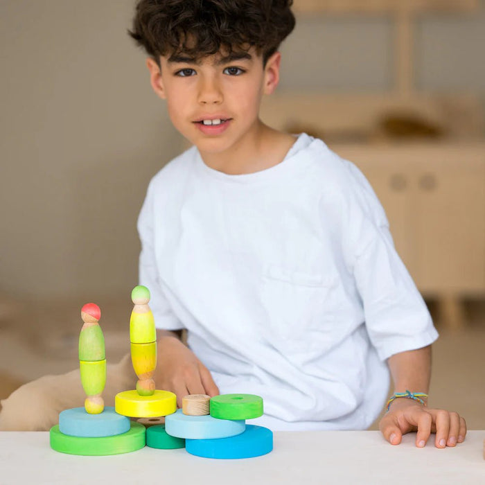 Scheibenturm Neongrün - Pilzessin.at - zauberhafte Kinderdinge