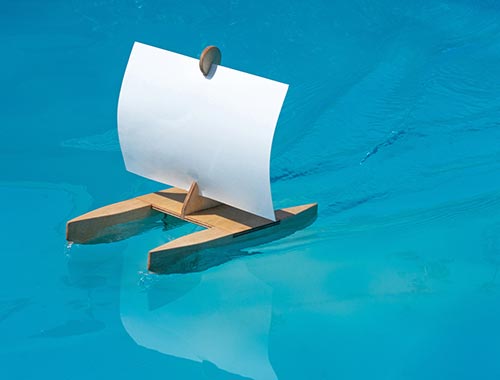 Segelboot Kári - Pilzessin.at - zauberhafte Kinderdinge